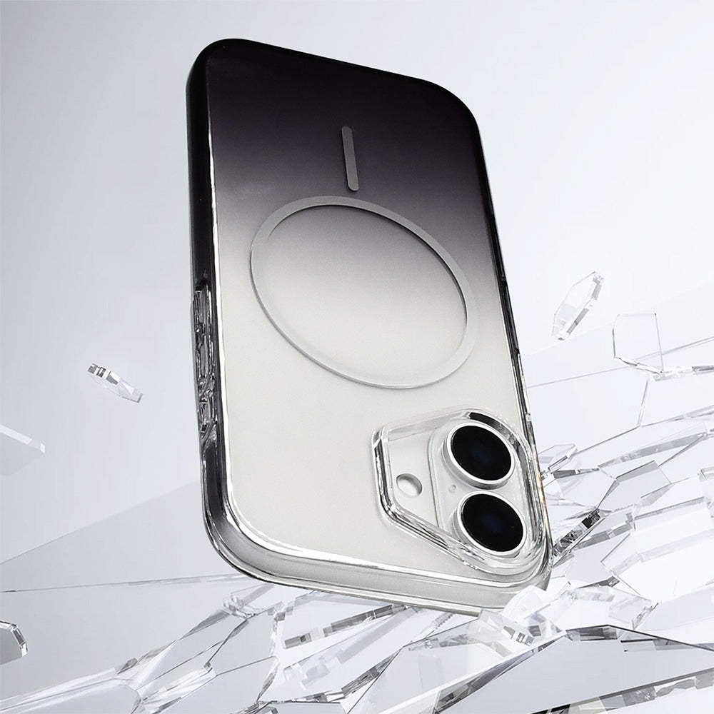 Apple iPhone 16 Kılıf M-Safe Şarj Özellikli Zore Septik Silikon Kapak Siyah