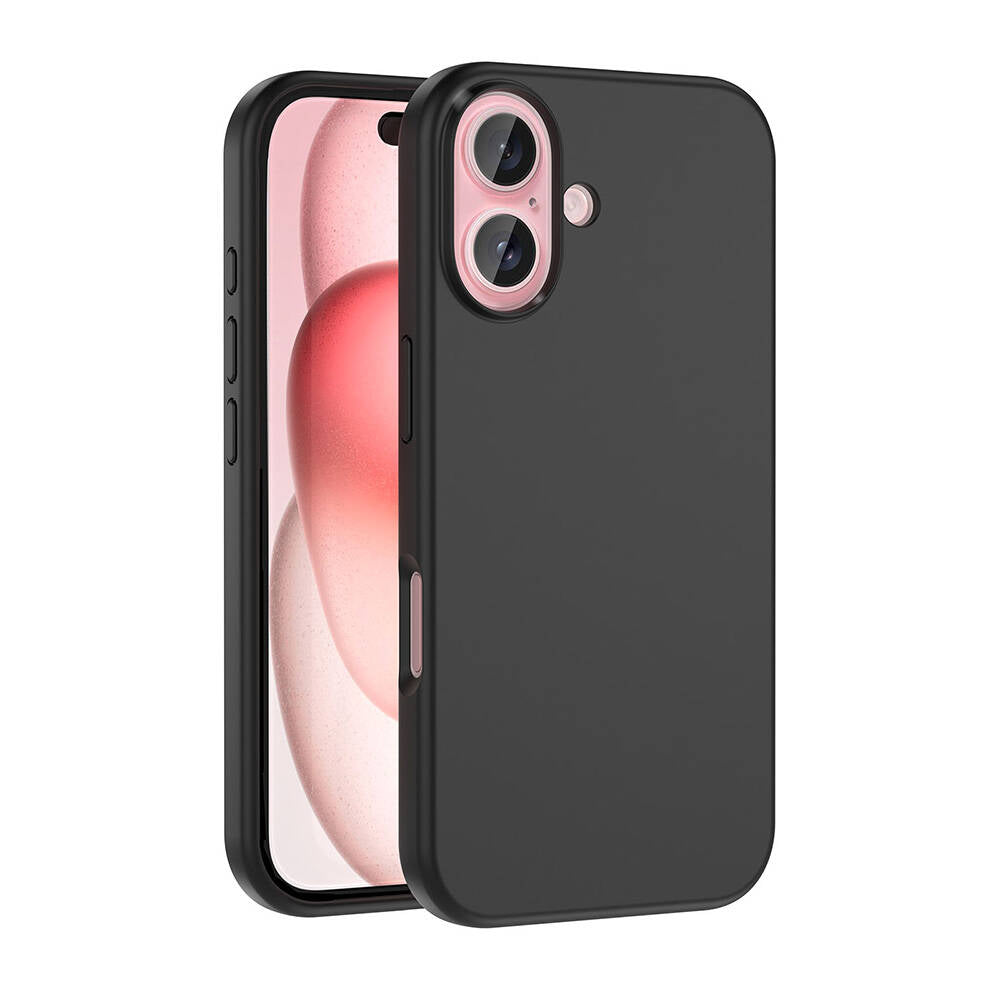 Apple iPhone 16 Kılıf M-safe Şarj Özellikli Sıvı Teknolojili Silinebilir Sert Zore Kivi Kapak