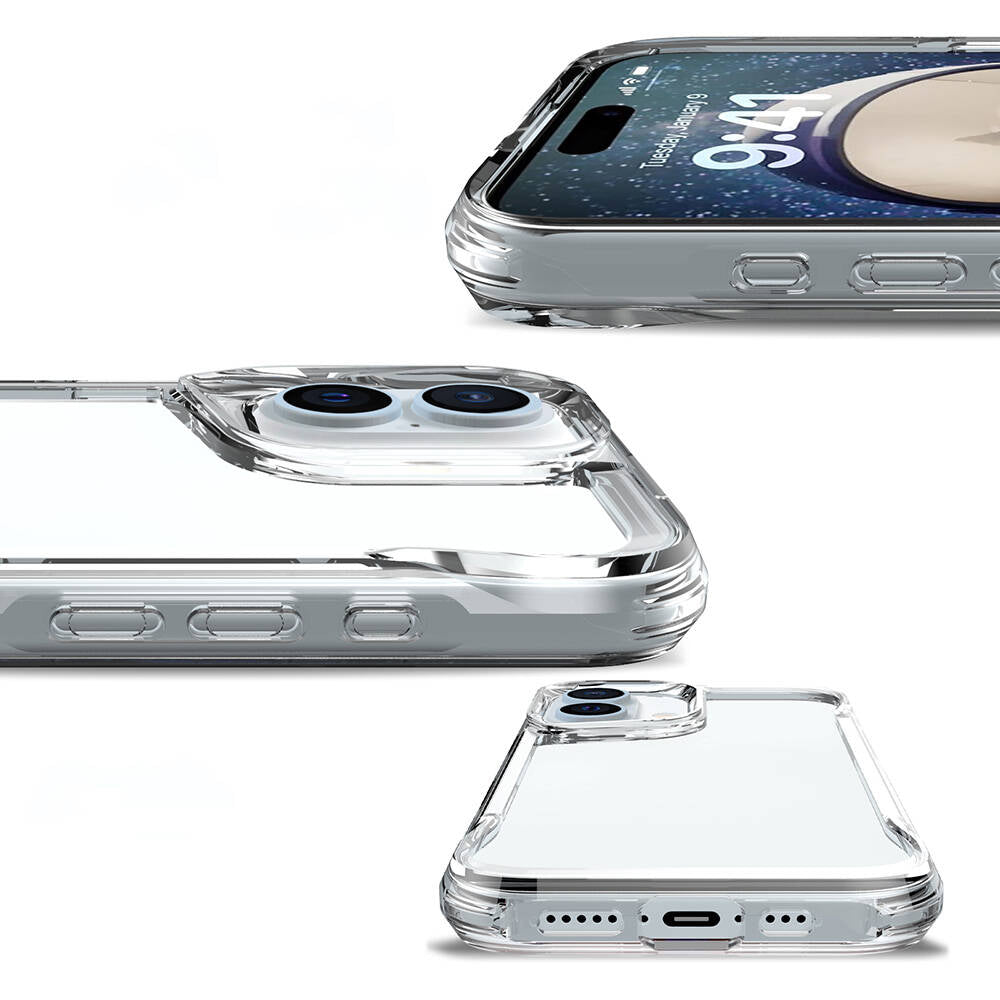 Apple iPhone 16 Kılıf Zore T-Max Kapak Şeffaf