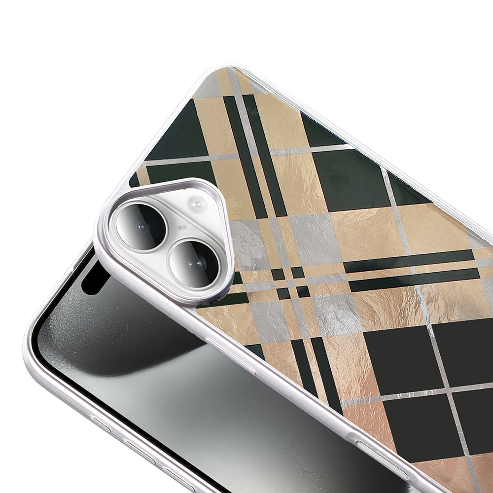 Apple iPhone 16 Plus Kılıf Desenli Zore Mep Kapak Geometrik