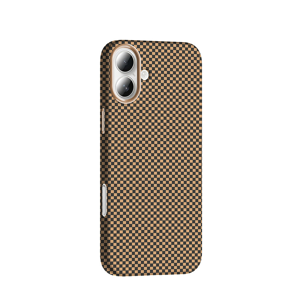 Apple iPhone 16 Plus Kılıf M-safe Şarj Özellikli Karbon Fiber Görünümlü Zore Gros Kapak Siyah-Lacivert