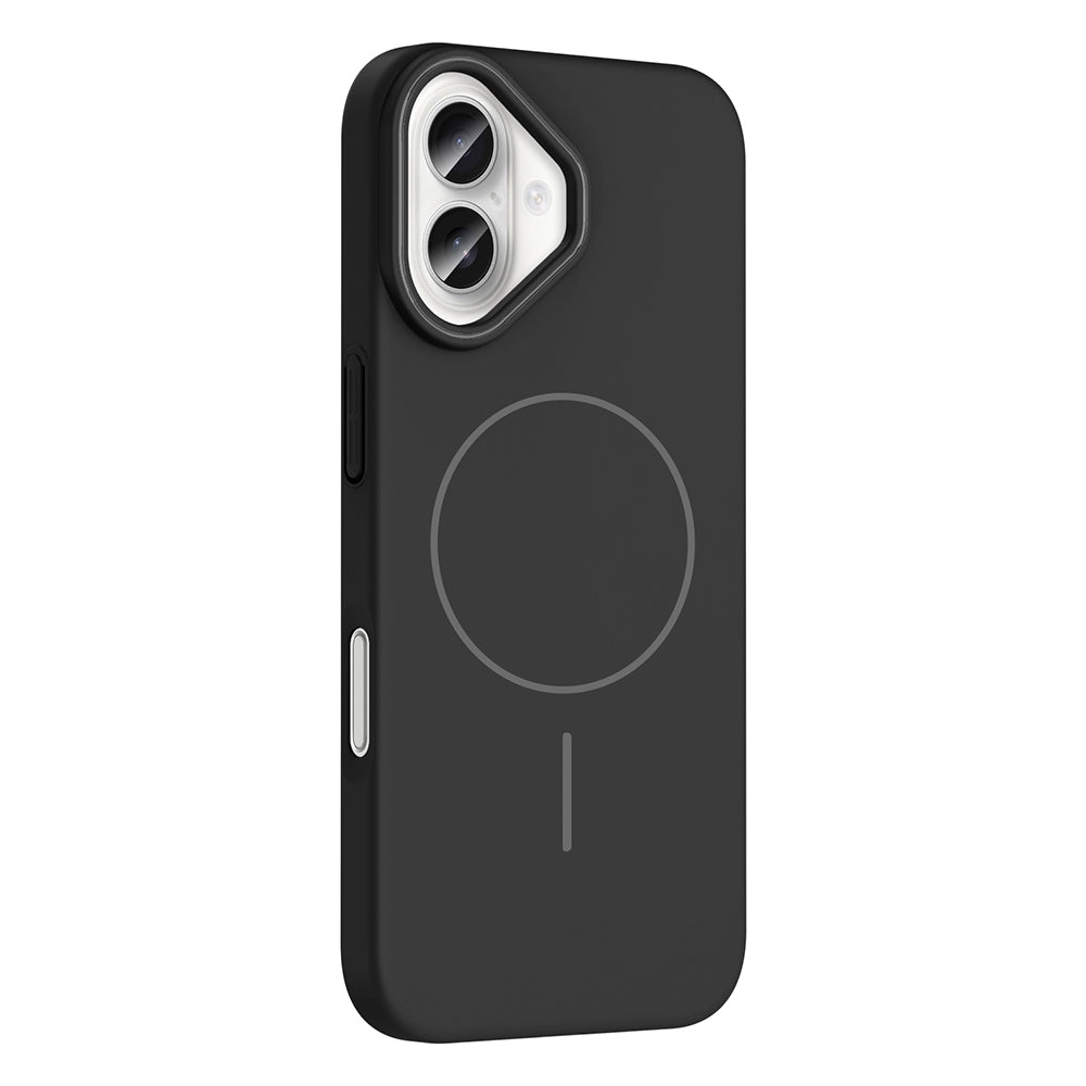 Apple iPhone 16 Plus Kılıf M-safe Şarj Özellikli Zore Ruby Sert Kapak Mürdüm