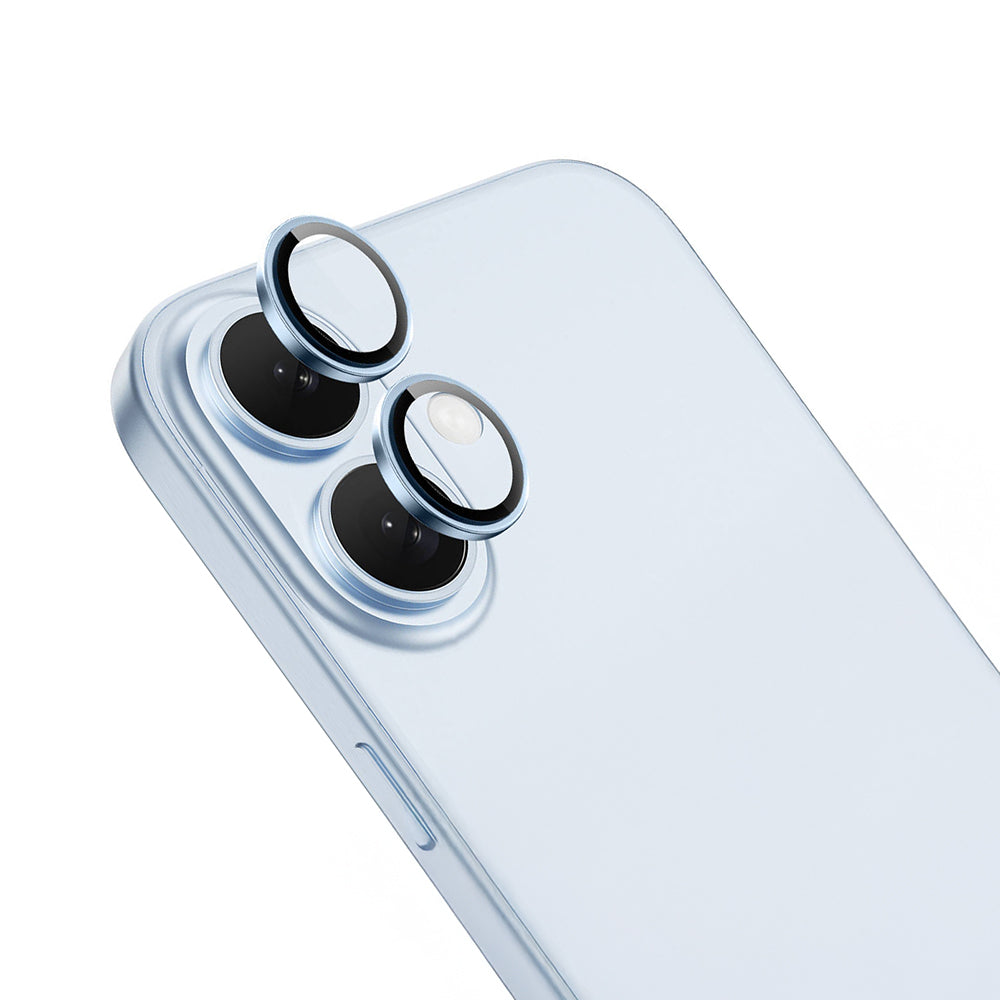 Apple iPhone 16 Plus Zore Mikro Kamera Lens Koruyucu Mavi