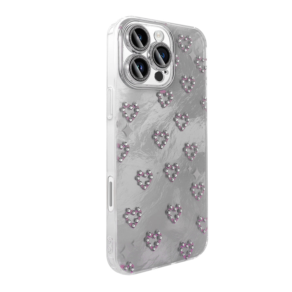 Apple iPhone 16 Pro Kılıf Kamera Korumalı Figürlü Zore Ponti Silikon Kapak Beyaz