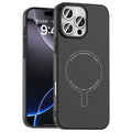 Apple iPhone 16 Pro Kılıf M-Safe Şarj Özellikli Kamera Korumalı Zore Elio Sert PC Kapak