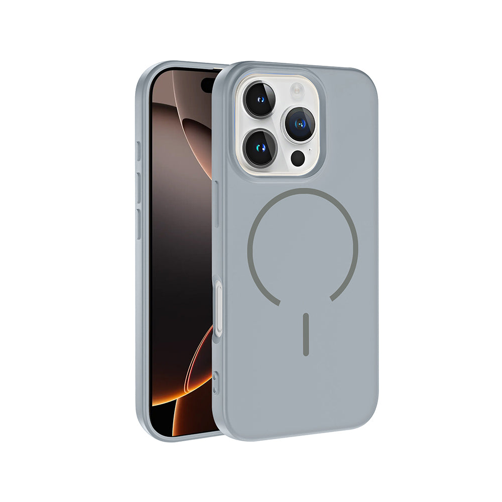 Apple iPhone 16 Pro Max Kılıf M-safe Şarj Özellikli Zore Meta Kapak