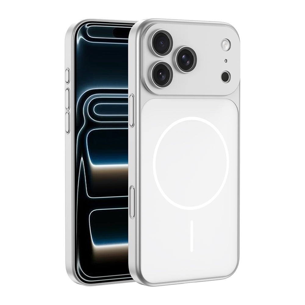 Apple iPhone 16 Pro Max Kılıf Zore M-Safe Şarj Özellikli Kamera Korumalı Spark Kapak