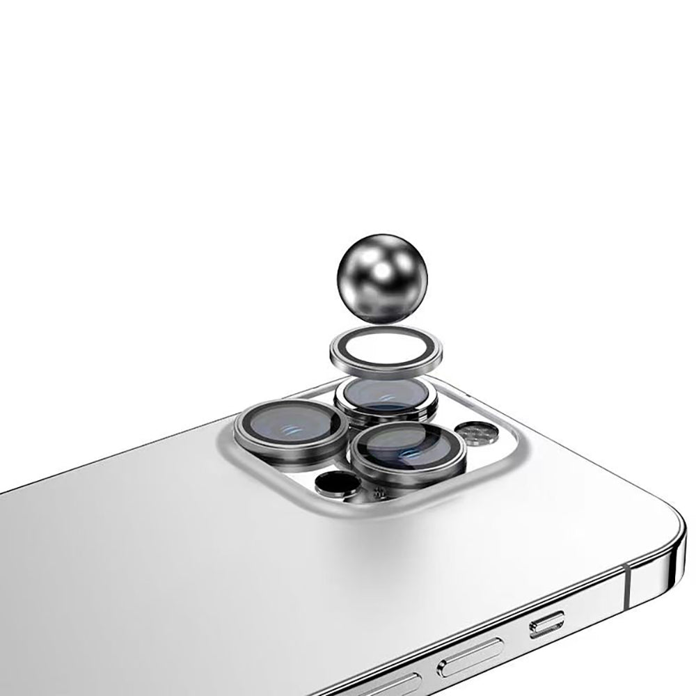 Apple iPhone 16 Pro Max Zore Mikro Kamera Lens Koruyucu Siyah