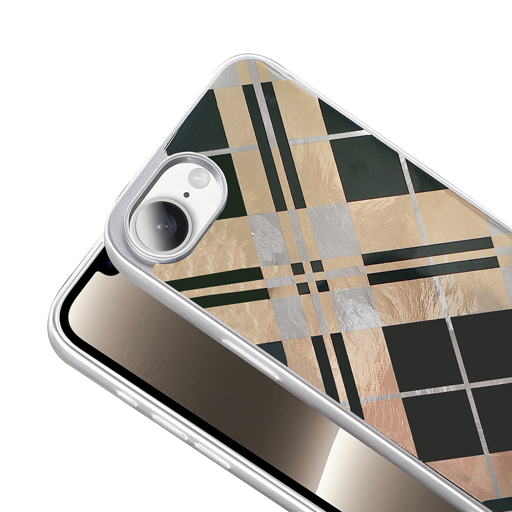 Apple iPhone 16E Kılıf Desenli Zore Mep Kapak Geometrik