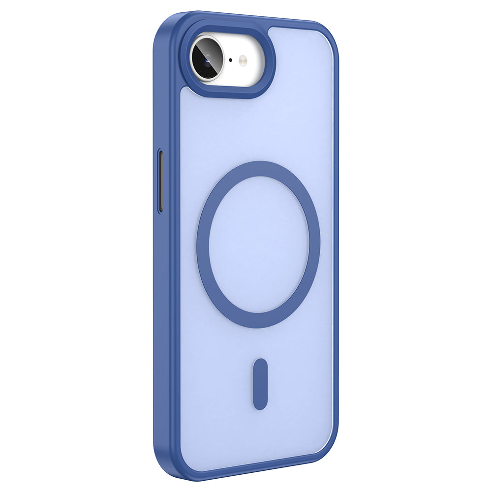 Apple iPhone 16E Kılıf M-safe Şarj Özellikli Mat Arka Yüzey Zore Sio Kapak Koyu Yeşil