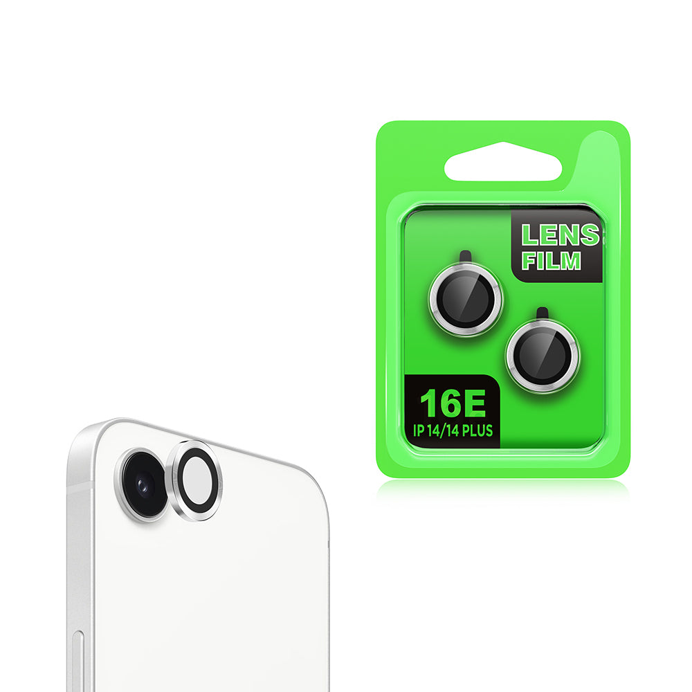 Apple iPhone 16E Zore CL-07 Kamera Lens Koruyucu Siyah