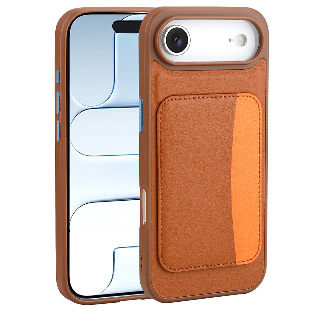 Apple iPhone 17 Air Kılıf Kartlıklı Zore X-Kart Silikon Kapak Lacivert