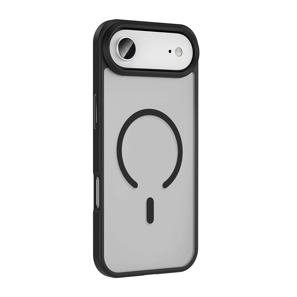 Apple iPhone 17 Air Kılıf M-safe Şarj Özellikli Mat Arka Yüzey Zore Sio Kapak Desert Titanyum