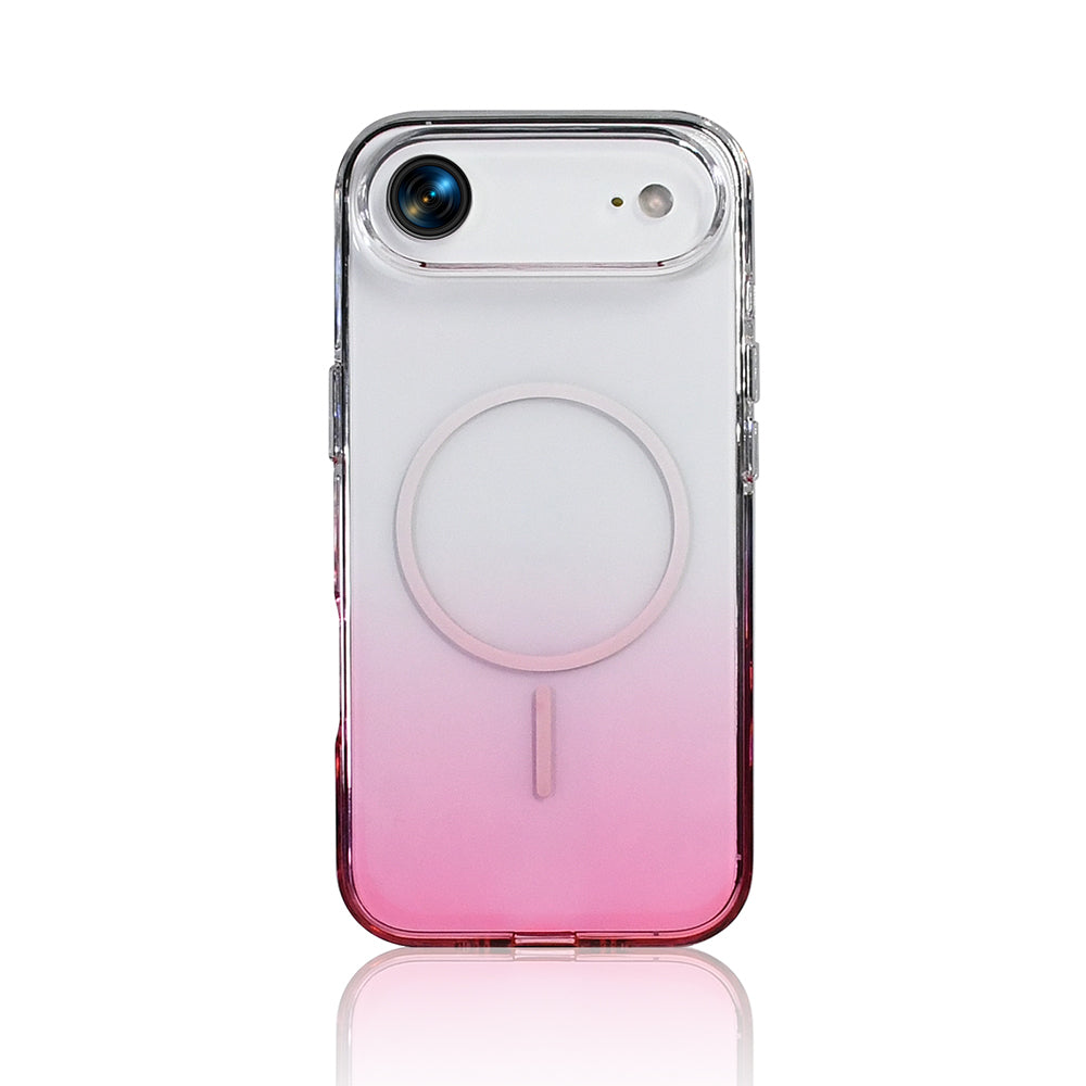 Apple iPhone 17 Air Kılıf M-Safe Şarj Özellikli Zore Septik Silikon Kapak Turuncu