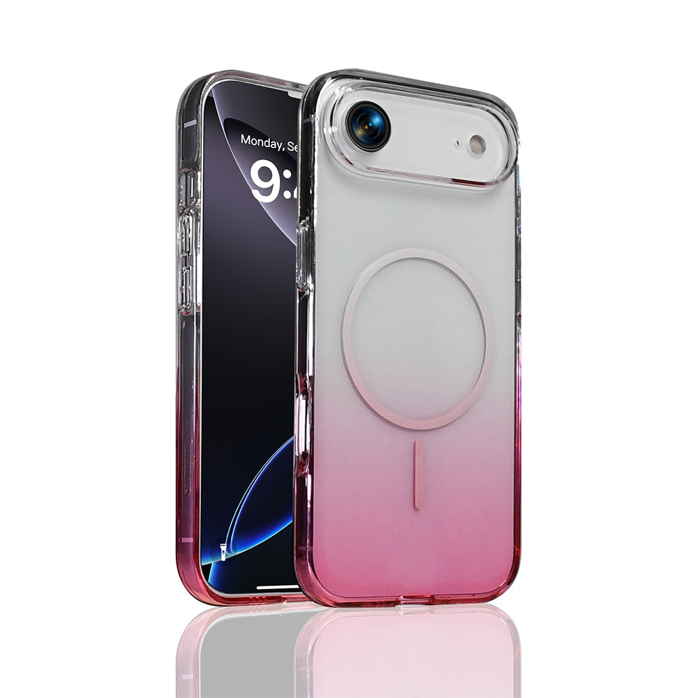 Apple iPhone 17 Air Kılıf M-Safe Şarj Özellikli Zore Septik Silikon Kapak Siyah