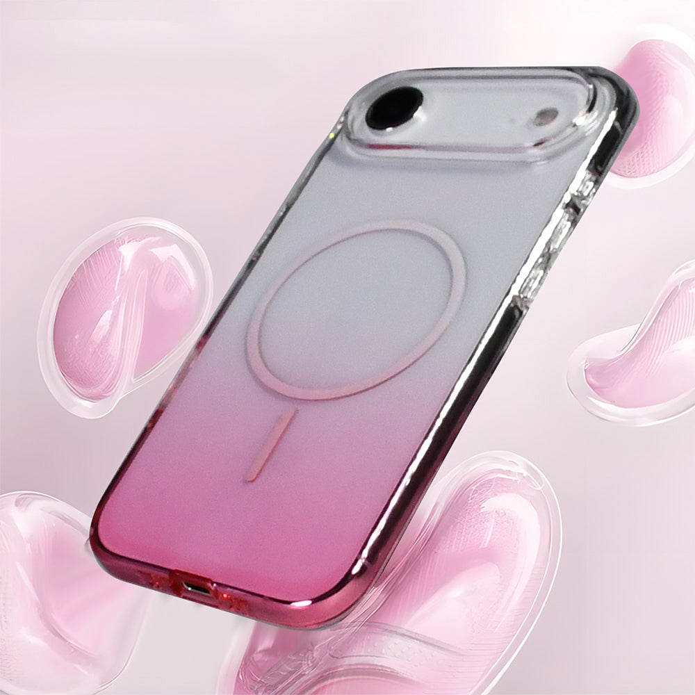 Apple iPhone 17 Air Kılıf M-Safe Şarj Özellikli Zore Septik Silikon Kapak Turkuaz