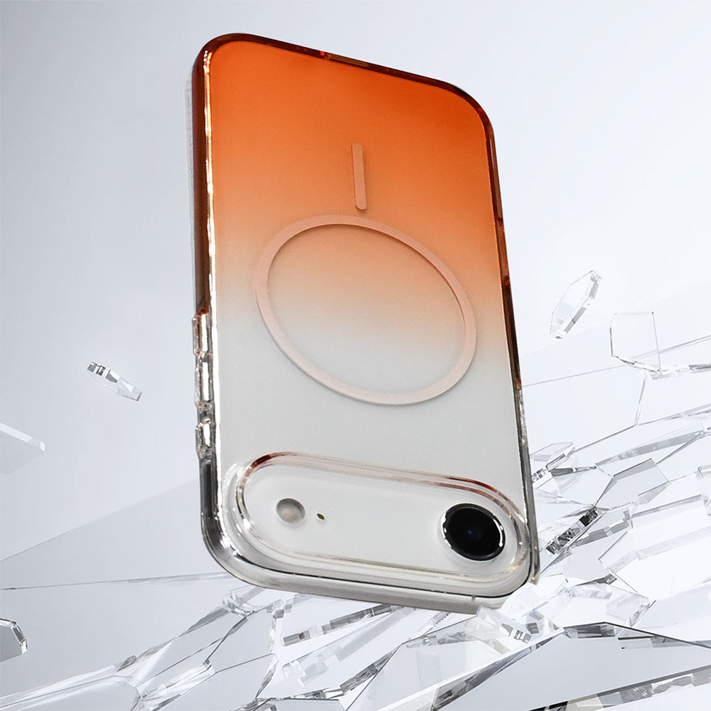 Apple iPhone 17 Air Kılıf M-Safe Şarj Özellikli Zore Septik Silikon Kapak Pembe