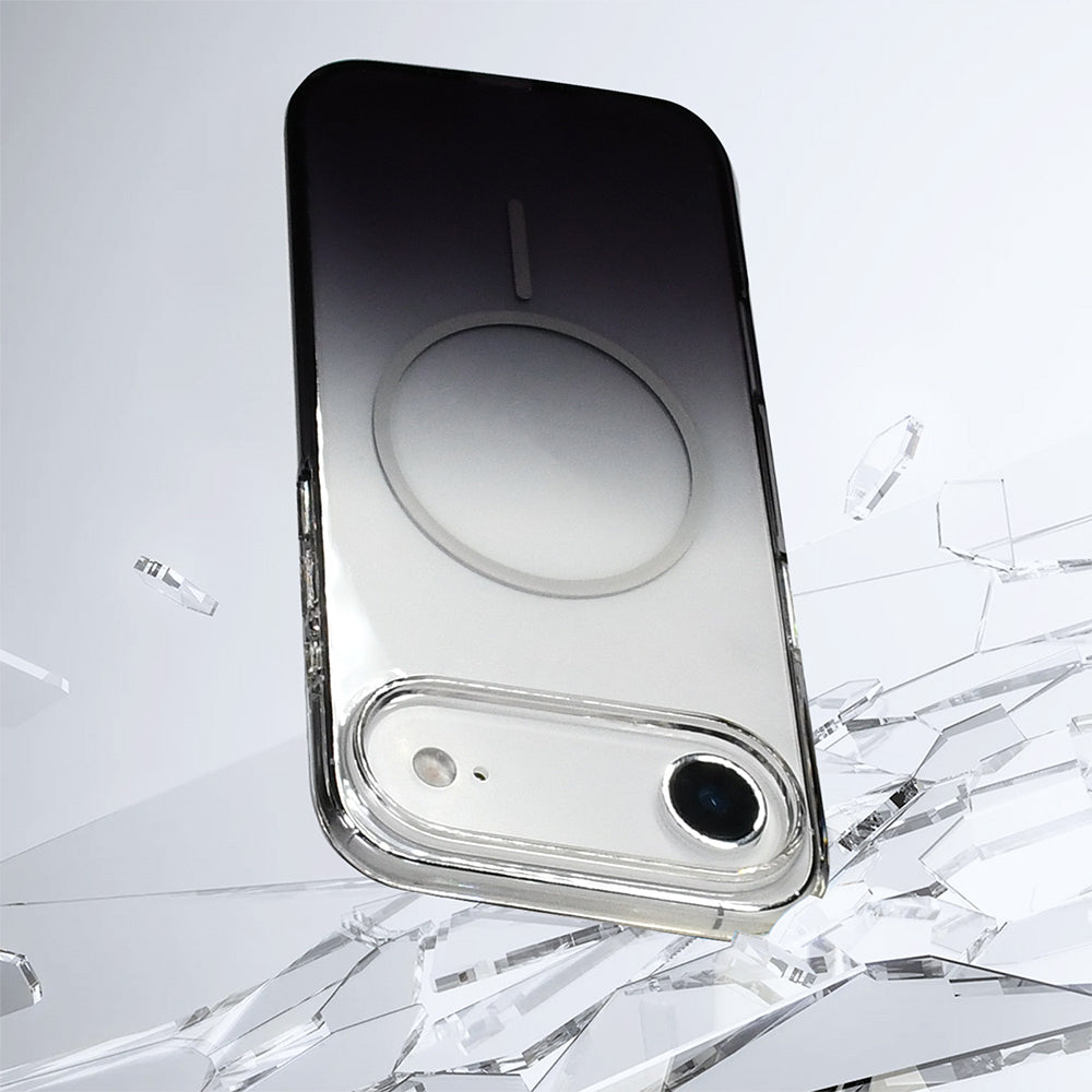 Apple iPhone 17 Air Kılıf M-Safe Şarj Özellikli Zore Septik Silikon Kapak Siyah