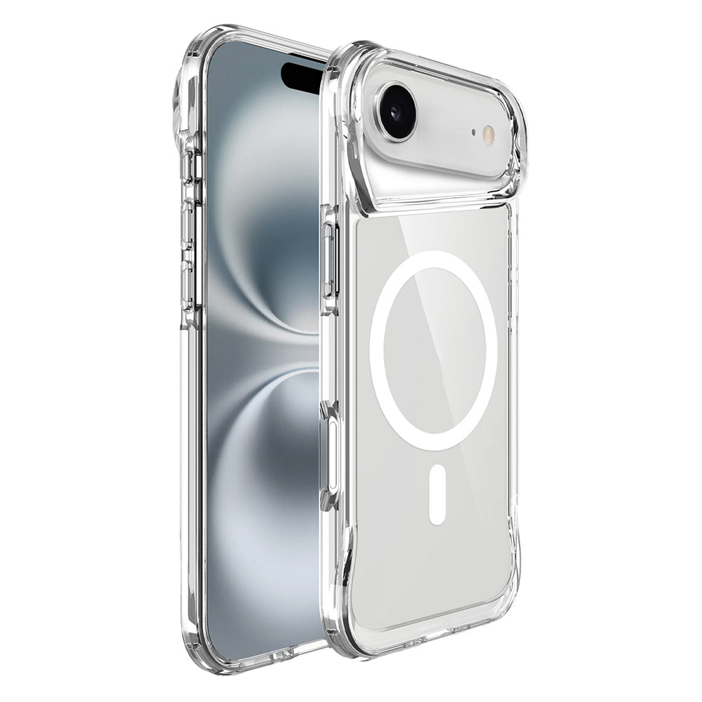 Apple iPhone 17 Air Kılıf Zore M-safe Şarj Özellikli T-Max M-safe Kapak Şeffaf