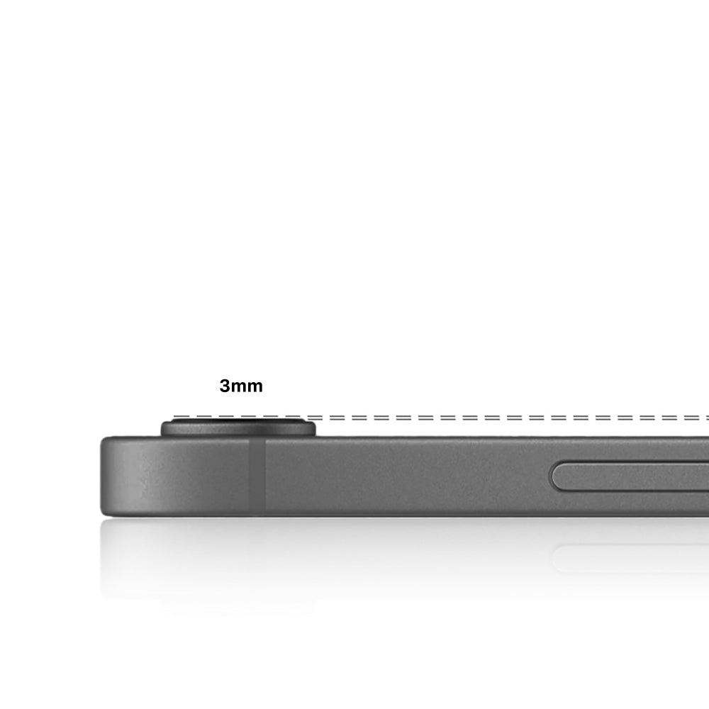 Apple iPhone 17 Air Zore Mikro Kamera Lens Koruyucu Gümüş