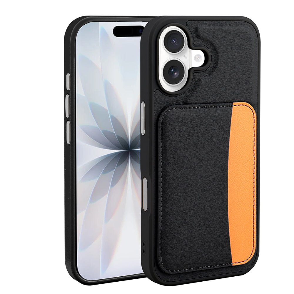 Apple iPhone 17 Kılıf Kartlıklı Zore X-Kart Silikon Kapak Lacivert