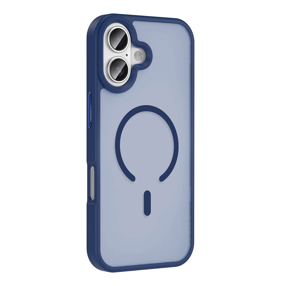 Apple iPhone 17 Kılıf M-safe Şarj Özellikli Mat Arka Yüzey Zore Sio Kapak Turuncu