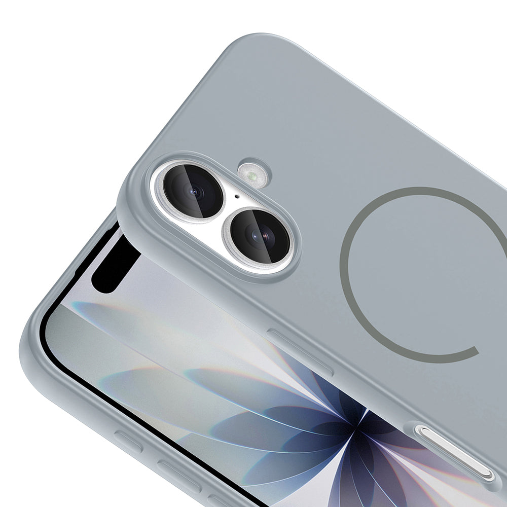 Apple iPhone 17 Kılıf M-safe Şarj Özellikli Zore Meta Kapak