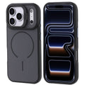 Apple iPhone 17 Pro Kılıf M-safe Şarj Özellikli Kamera Standlı Zore Notron Kapak