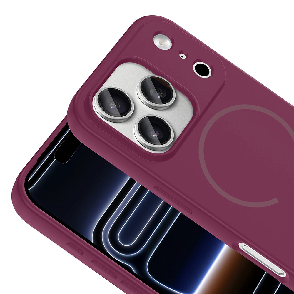 Apple iPhone 17 Pro Kılıf M-safe Şarj Özellikli Zore Meta Kapak