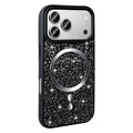 Apple iPhone 17 Pro Kılıf Pırlanta Tasarımlı M-safe Şarj Özellikli Zore Mozaik Silikon Kapak