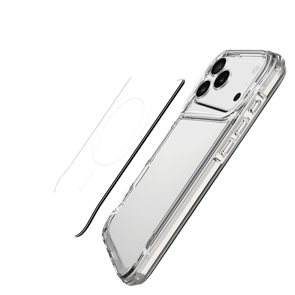 Apple iPhone 17 Pro Kılıf Zore M-safe Şarj Özellikli T-Max M-safe Kapak Şeffaf