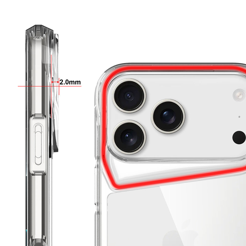 Apple iPhone 17 Pro Kılıf Zore T-Max Kapak Şeffaf