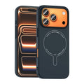 Apple iPhone 17 Pro Max Kılıf M-Safe Şarj Özellikli Kamera Korumalı Zore Elio Sert PC Kapak