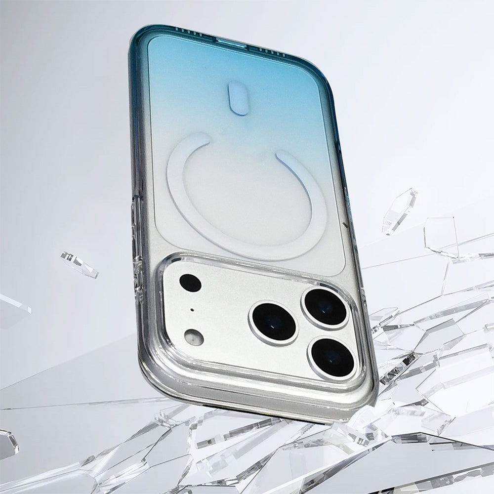 Apple iPhone 17 Pro Max Kılıf M-Safe Şarj Özellikli Zore Septik Silikon Kapak Turkuaz