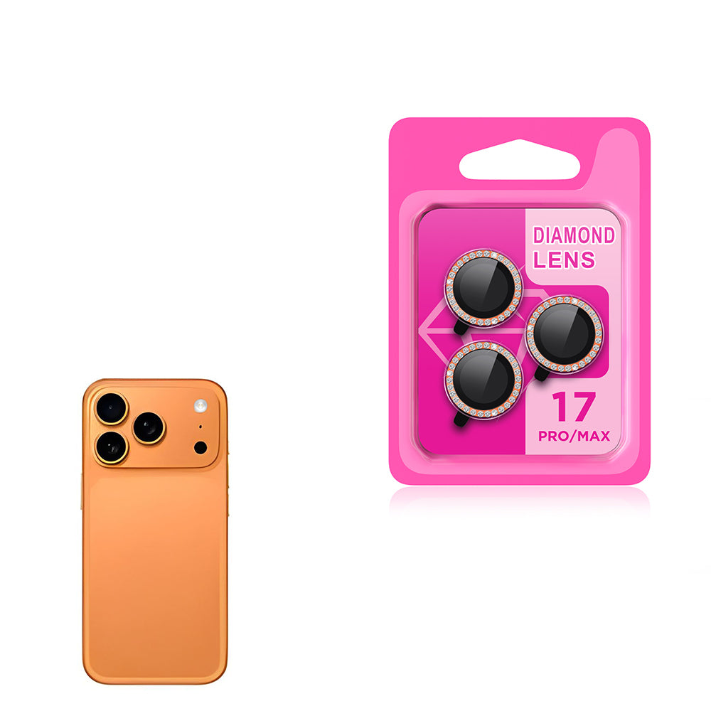 Apple iPhone 17 Pro Max Zore CL-06 Kamera Lens Koruyucu Titanyum-Gri