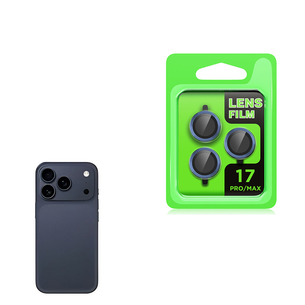 Apple iPhone 17 Pro Max Zore CL-07 Kamera Lens Koruyucu Titanyum-Gri
