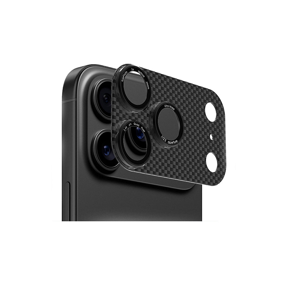 Apple iPhone 17 Pro Max Zore CL-21 Kamera Lens Koruyucu Siyah