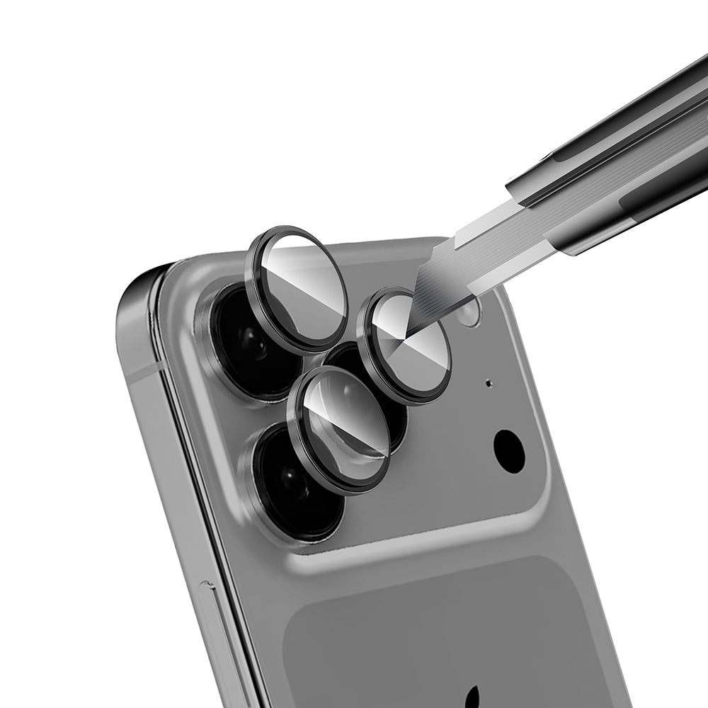 Apple iPhone 17 Pro Max Zore Mikro Kamera Lens Koruyucu Lacivert