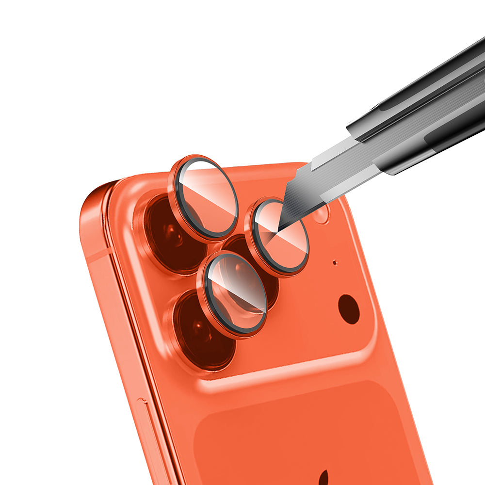 Apple iPhone 17 Pro Max Zore Mikro Kamera Lens Koruyucu Gümüş