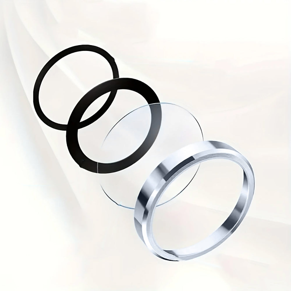 Apple iPhone 17 Pro Max Zore Mikro Kamera Lens Koruyucu Gri