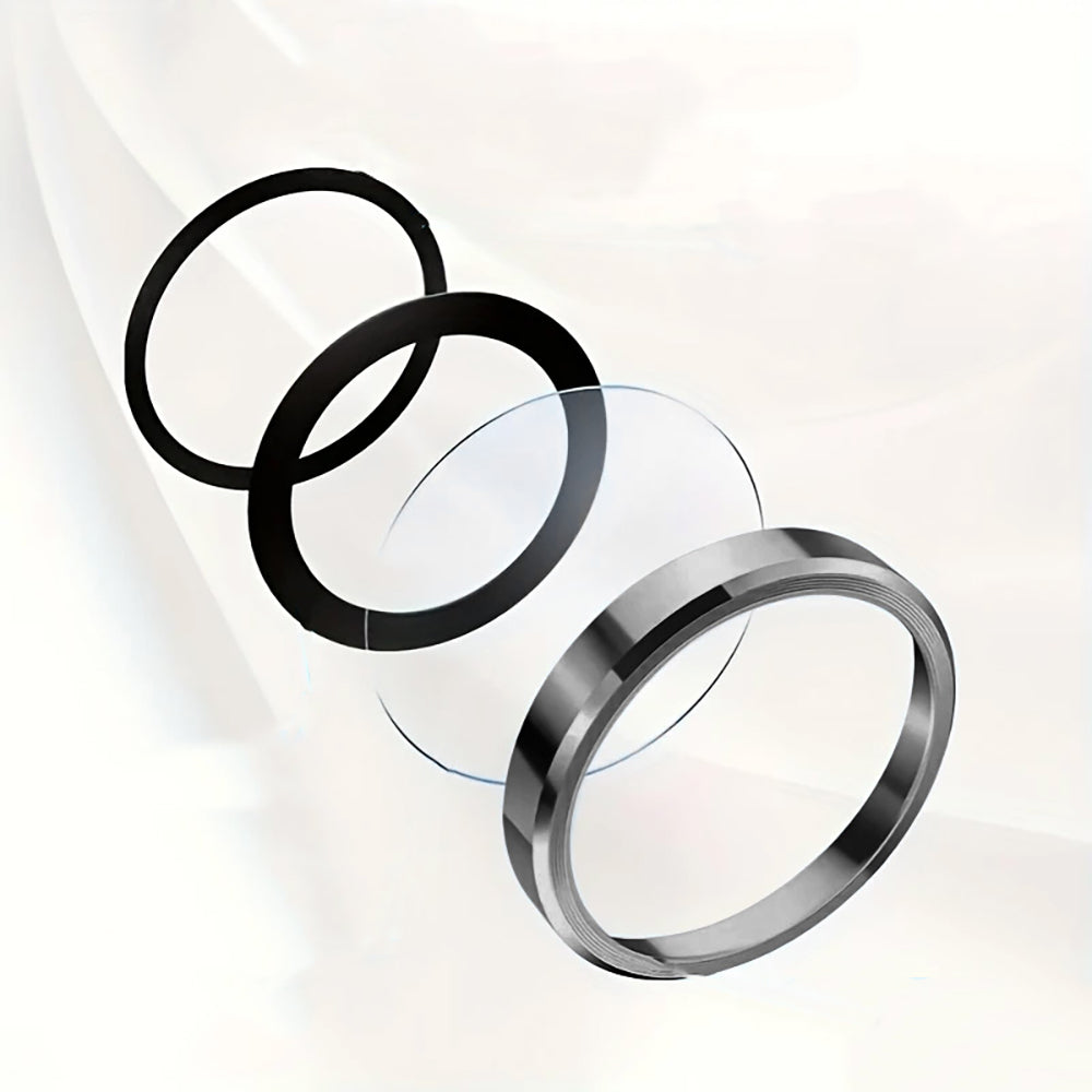 Apple iPhone 17 Pro Max Zore Mikro Kamera Lens Koruyucu Gri