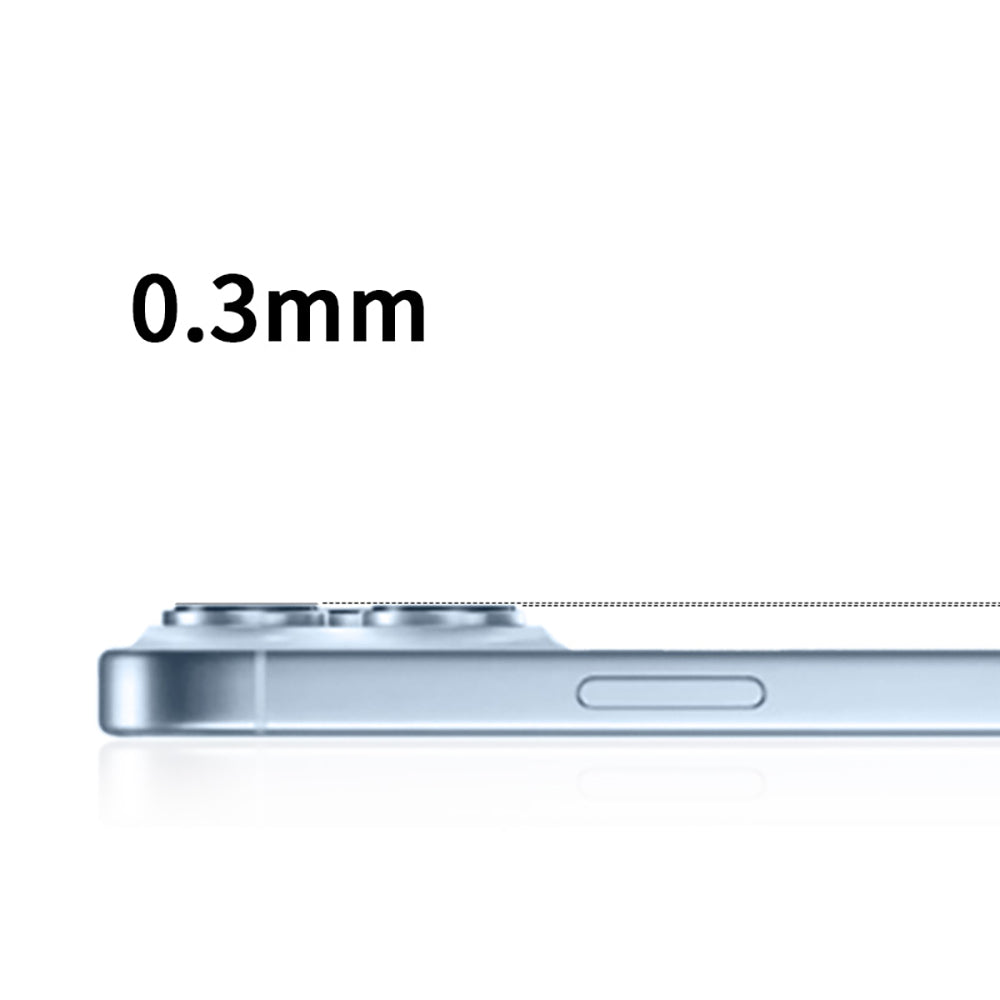 Apple iPhone 17 Pro Max Zore Mikro Kamera Lens Koruyucu Gümüş