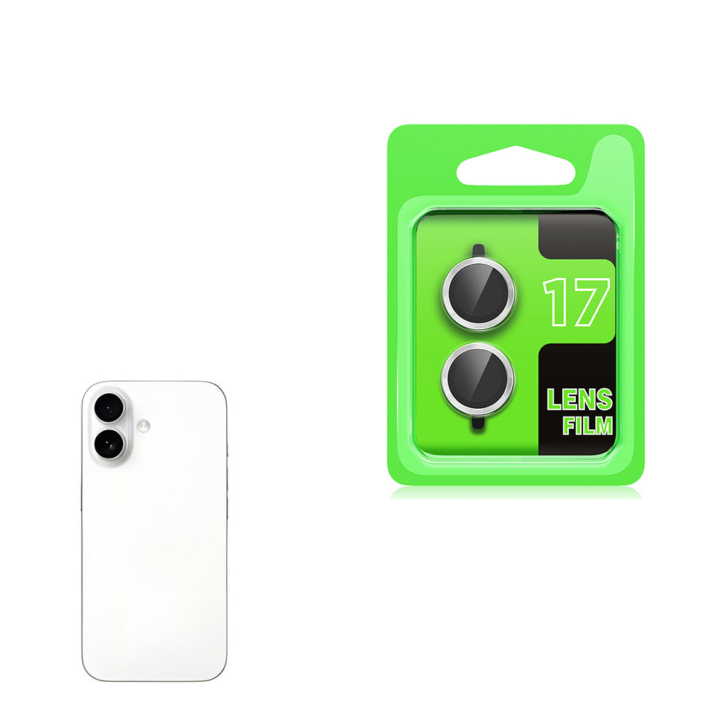 Apple iPhone 17 Zore CL-07 Kamera Lens Koruyucu Gümüş
