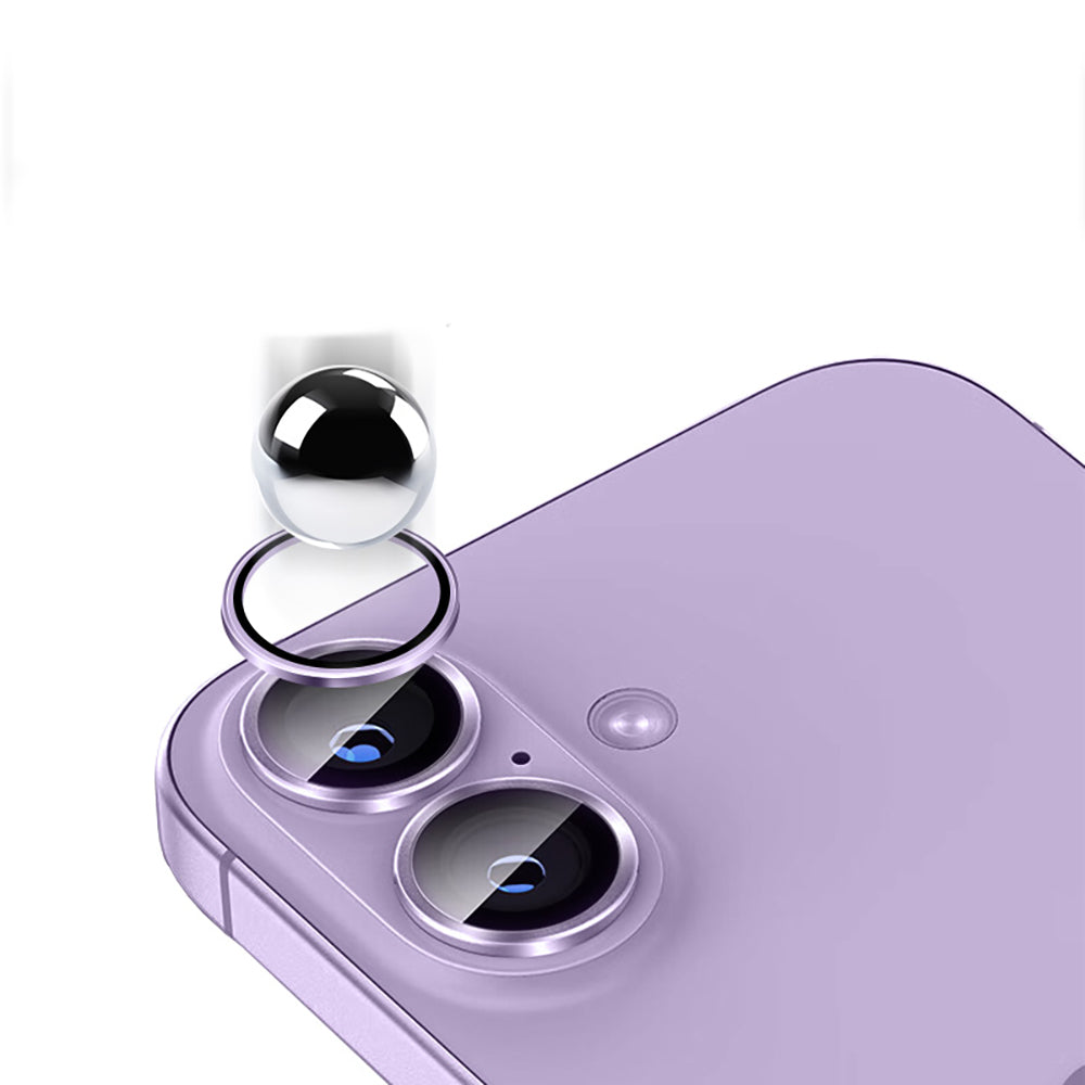 Apple iPhone 17 Zore Mikro Kamera Lens Koruyucu Açık Mavi