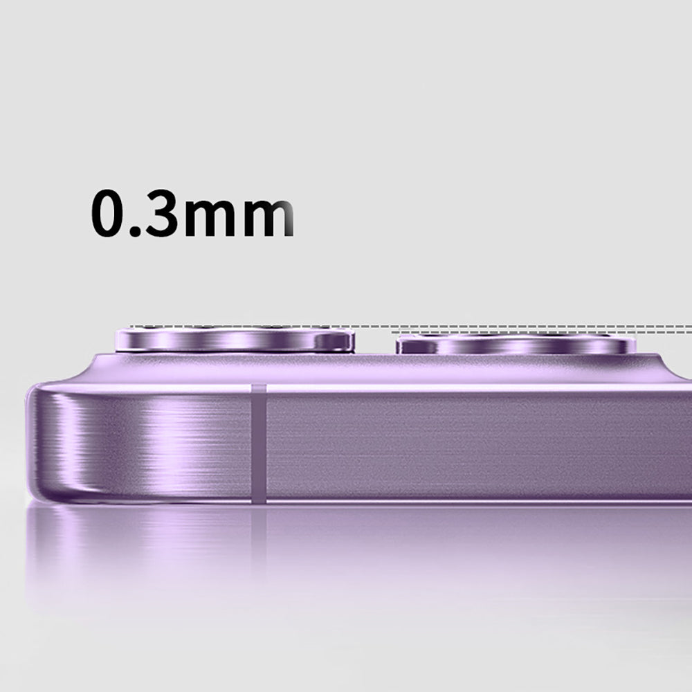 Apple iPhone 17 Zore Mikro Kamera Lens Koruyucu Açık Mor