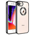 Apple iPhone 7 Kılıf Kamera Korumalı Logo Gösteren Zore Omega Kapak