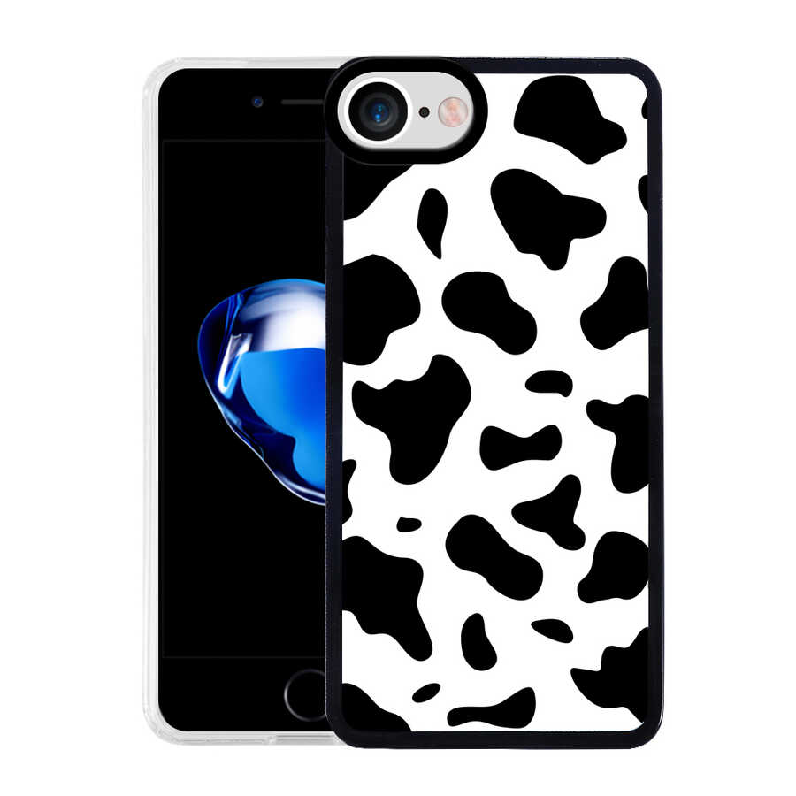Apple iPhone 8 Kılıf Zore M-Fit Desenli Kapak
