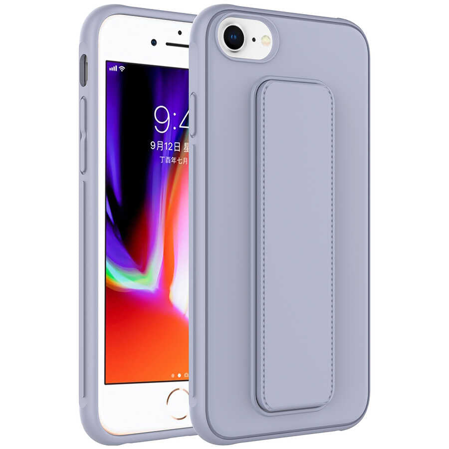Apple iPhone SE 2020 Kılıf Zore Qstand Kapak