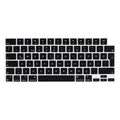 Apple Macbook 14.2' 2021 A2442 Zore Klavye Koruyucu Silikon Ped