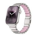 Apple Watch 10 42mm Zore KRD-149 Metal Silikon Kordon